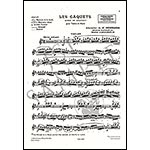 Les Caquets, Rondo en Staccato, for violin and piano; Marius Casadesus (formerly attr. Joseph Boulogne, Chevalier de Saint-Georges) (Eschig)