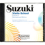 Suzuki Violin School, Volume 3 CD (Preucil) (International Edition)