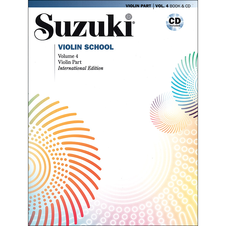 Suzuki Violin School, Volume 4, Book with CD (International Edition)