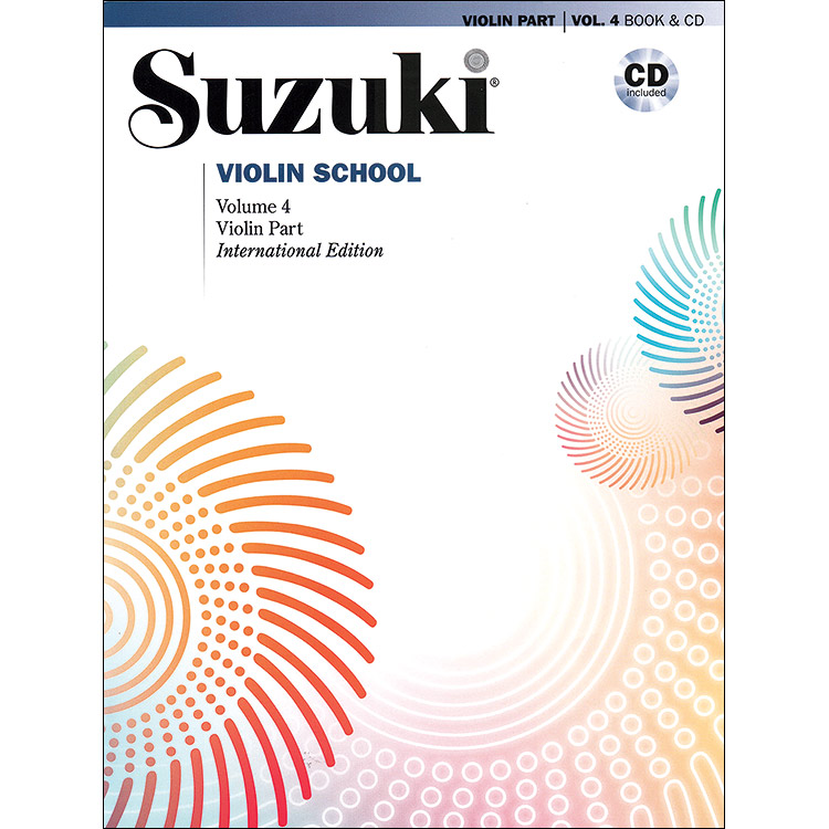 Suzuki Violin School, Volume 4, Book with CD (International)