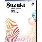 Suzuki Violin School, Volume 4, Book with CD (International)