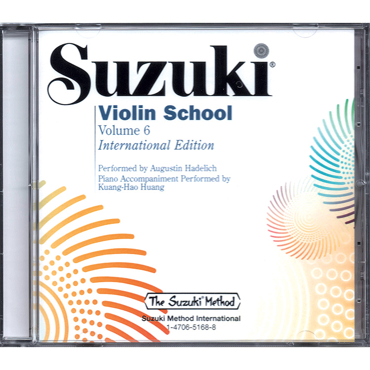 Suzuki Violin School, Volume 6 CD (Hadelich) (International Edition)