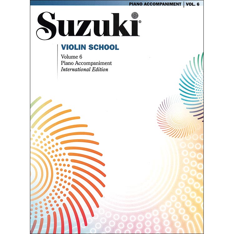Suzuki Violin School, Volume 6, Piano accompaniment - International Edition