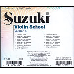 Suzuki Violin School, CD volume 6 (Toyoda)