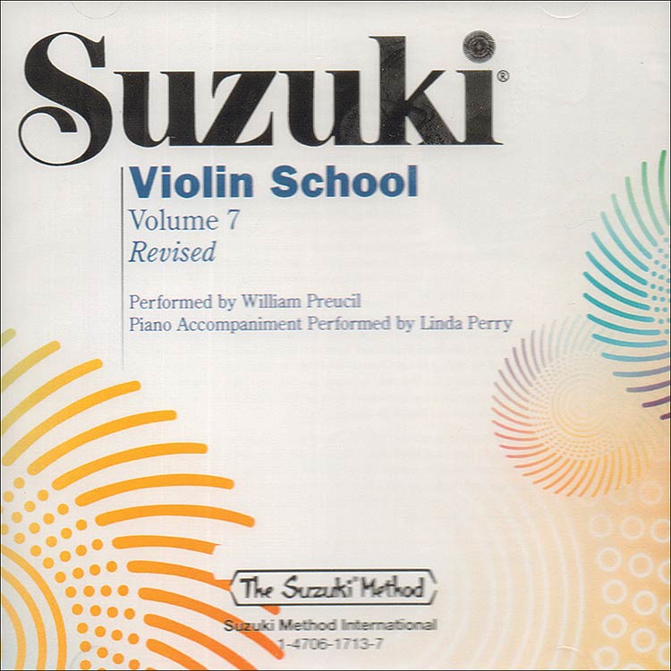 Suzuki Violin School, Volume 7, CD (performed by William Preucil) (Revised/International)