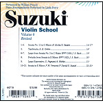 Suzuki Violin School, Volume 8, CD (performed by William Preucil) (Revised)