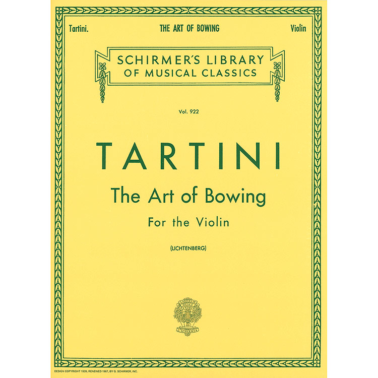 The Art of Bowing (50 Variations on a Gavotte by Corelli) for solo violin; Giuseppe Tartini