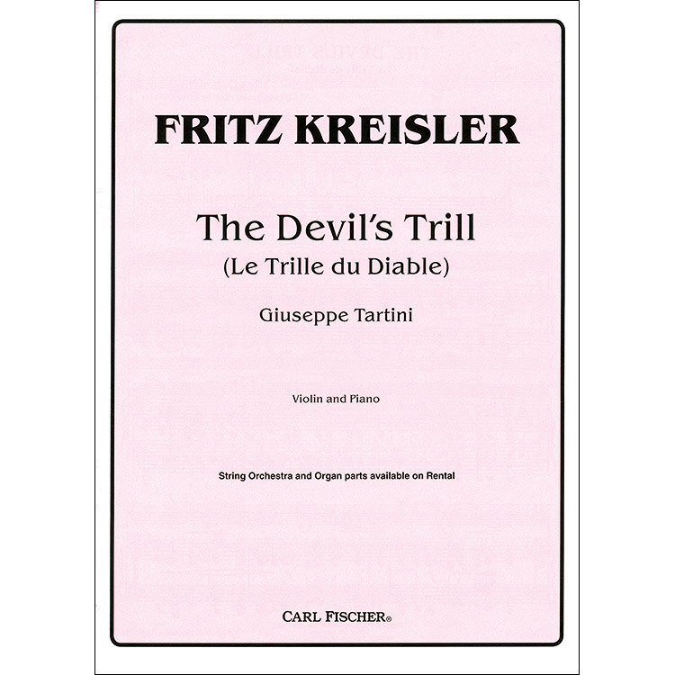 Sonata in G Minor "Devil's Tril"' for violin and piano (Kreisler); Giuseppe Tartini