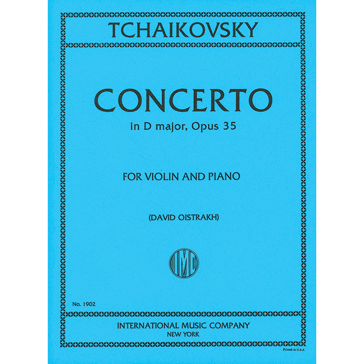 Concerto in D Major, op. 35, for violin and piano; Piotr Ilyich Tchaikovsky (International)
