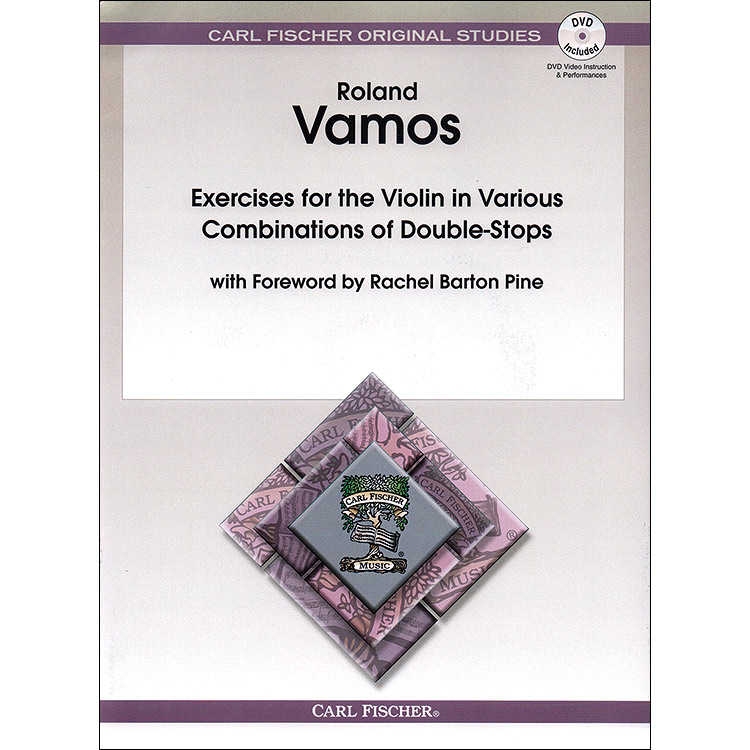 Exercises for the Violin in Double Stops, Book /DVD; R. Vamos (Carl Fischer)