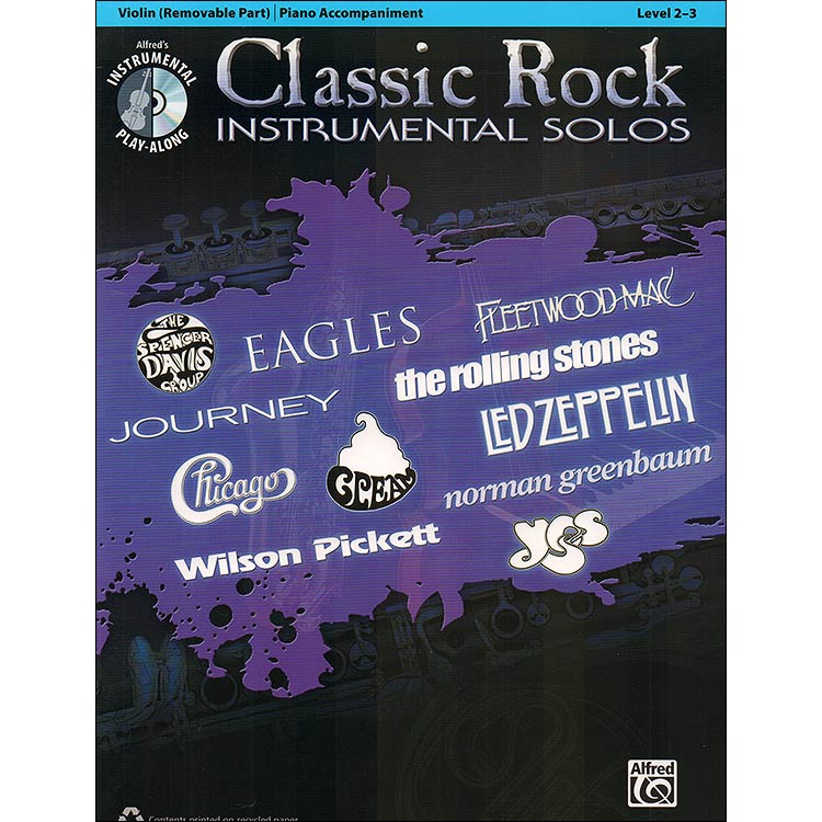 Classic Rock Instrumental Solos for Violin; Various (Alfred)
