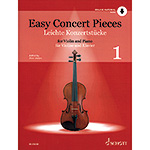 Easy Concert Pieces for Violin and Piano, Book 1 with online audio access; Various (Schott Edition)