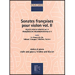 French Sonatas for Violin and Piano, Volume 2 (Les Six); Various (Durand et Cie)