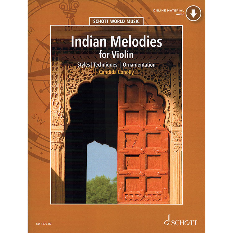 Indian Melodies for Violin, w/ online audio access; Candida Connolly (Schott Edition)