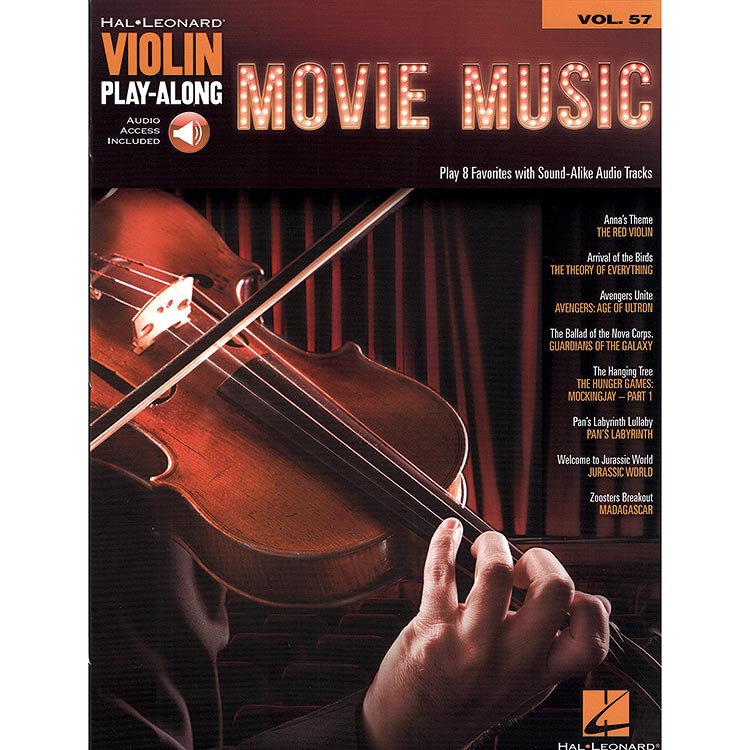 Movie Music: 8 Favorites, for violin with online audio access (Hal Leonard)