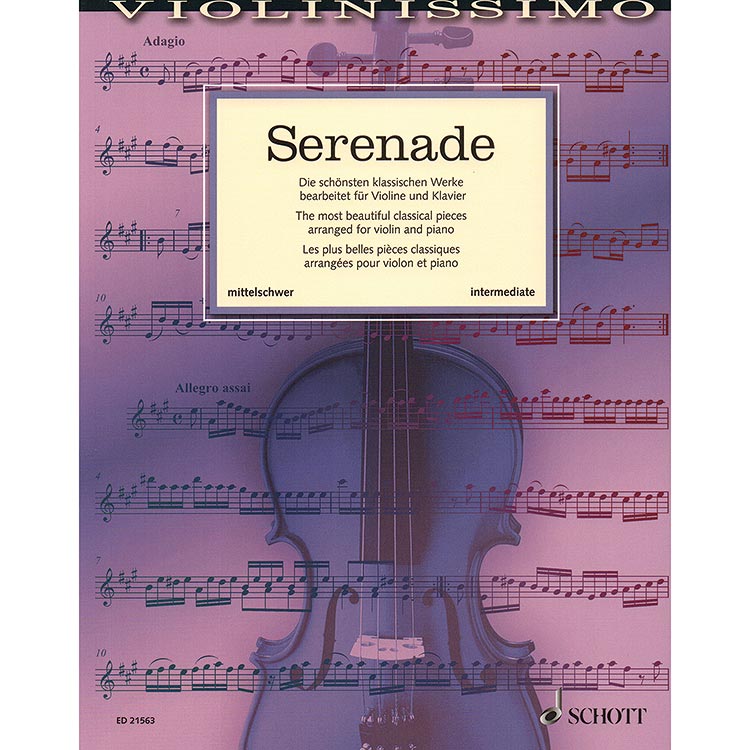Serenade for violin and piano; Various (Edition Schott)