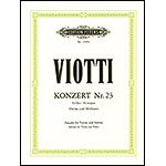 Concerto No. 23 in G Major, for violin and piano (Davisson, with cadenzas by Klengel); Giovanni Viotti (C. F. Peters)