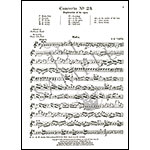 Concerto No. 23 in G Major, for violin and piano (Schradieck); Giovanni Viotti (G. Schirmer)