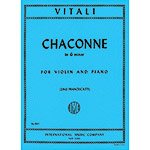 Chaconne in G Minor for violin and piano; Tomaso Antonio Vitali