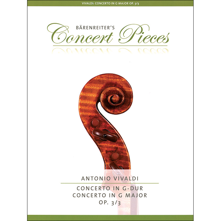 Concerto in G Major, RV 310 (Op.3/3) for violin and piano; Antonio Vivaldi