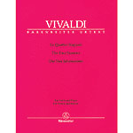 The Four Seasons, Op.8 (complete) for violin and piano (urtext); Antonio Vivaldi