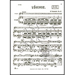 Legende, op. 17, for violin and piano; Henryk Wieniawski (Carl Fischer)