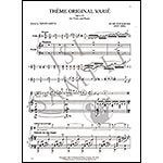 Theme Original Varie, opus 15 for violin and piano; Henri Wieniawski (International)