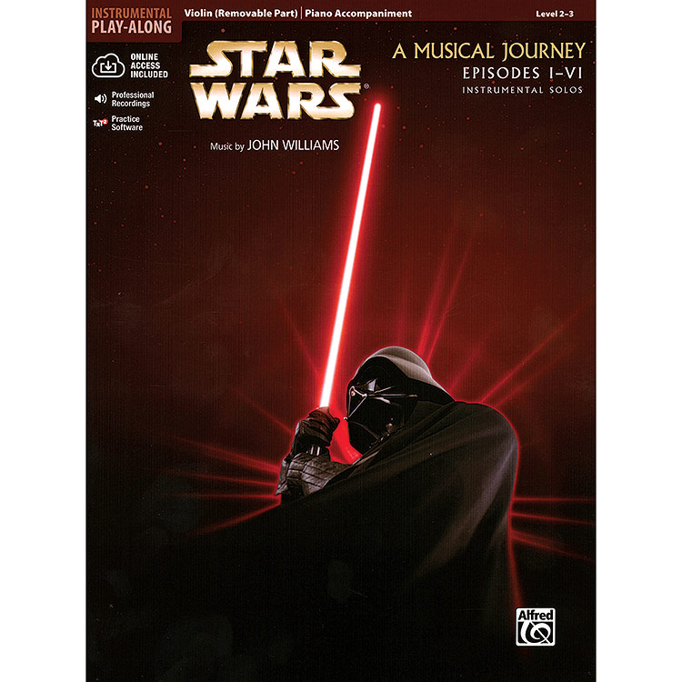 Star Wars: A Musical Journey, for violin and piano, book/CD; John Williams (Alfred)
