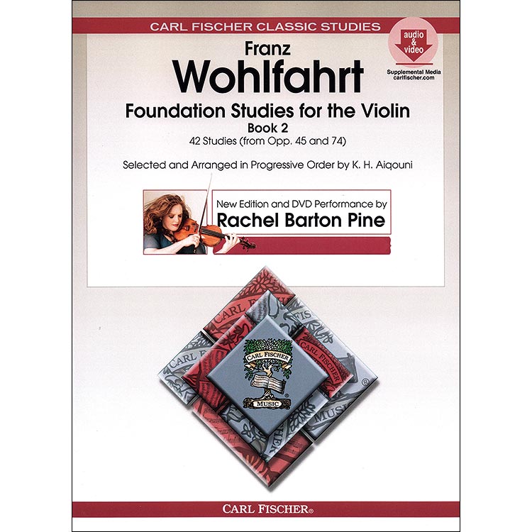 Foundation Studies, for violin, Book 2 with online access; Franz Wohlfahrt (Carl Fischer)