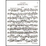 Six Sonates for Violin Solo, op. 27; Eugene Ysaye (Schirmer)