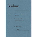 Vier ernste Gesange (Four Serious Songs), Op.121 (urtext) by Johannes Brahms
