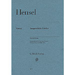 Selected Songs for High Voice; Fanny Hensel