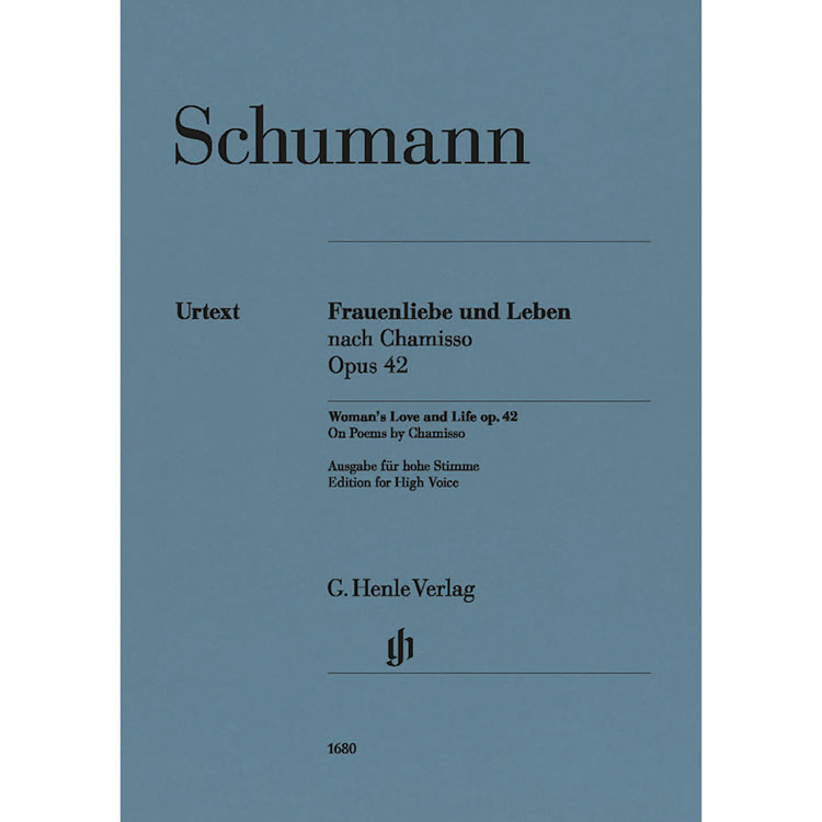 Woman's Love and Life, Op.42 for voice and piano (high voice edition) by Robert Schumann