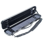 Bam Hightech Bow Case, Black Lazure, for 6 violin/viola bows or 4 cello bows