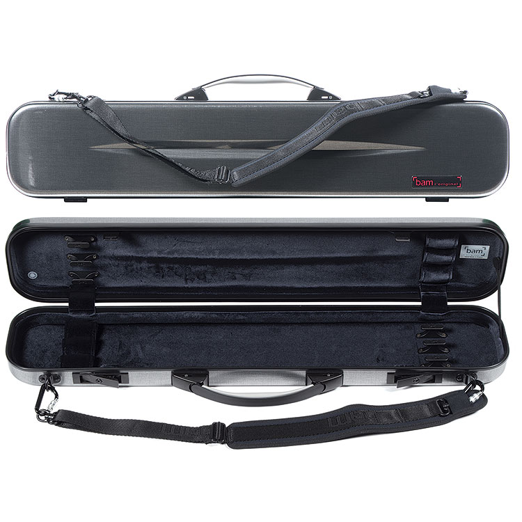 Bam Hightech Bow Case, Tweed, for 6 violin/viola bows or 4 cello bows