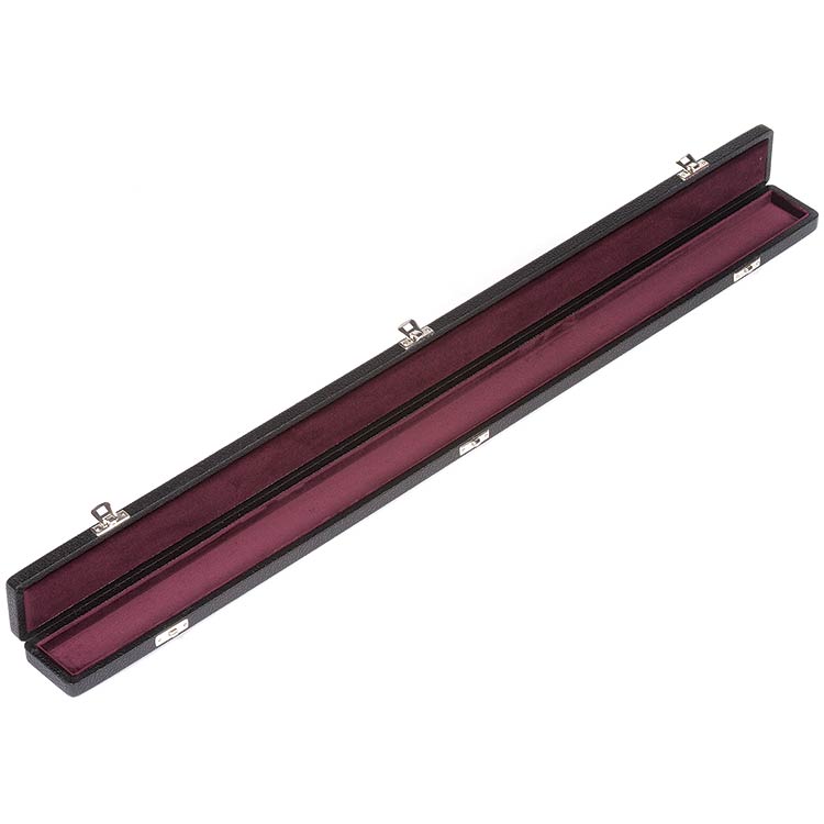 Bobelock Single Bow Case, Vinyl-Covered with Wine Interior