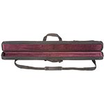Bobelock Single French Bass Bow Case, Wine Interior with Zippered cover
