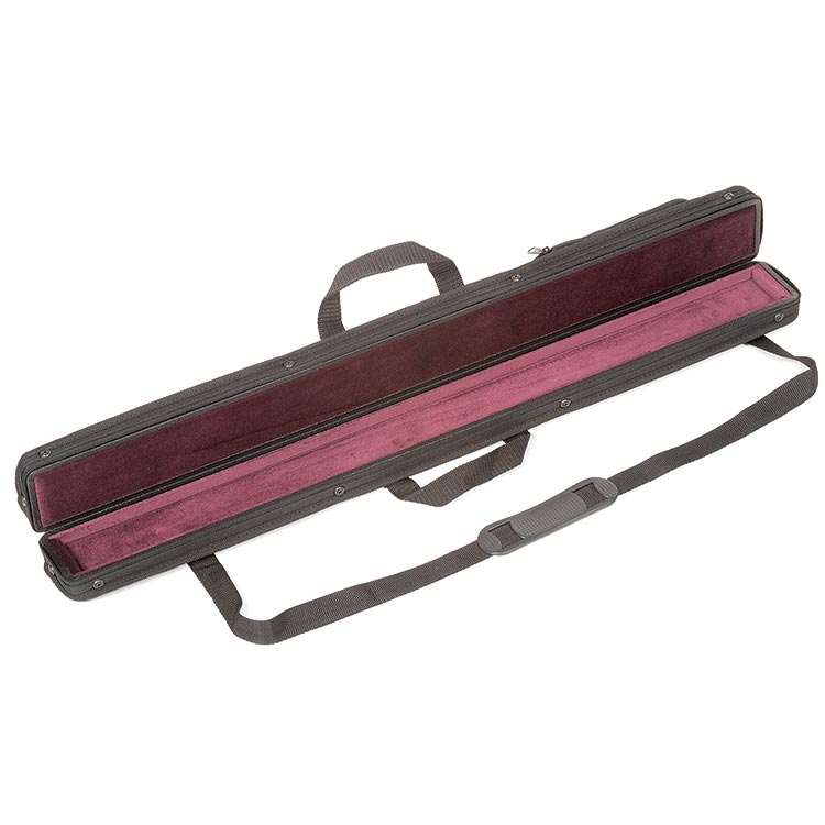 Bobelock Single French Bass Bow Case, Wine Interior with Zippered cover