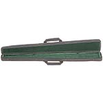 Bobelock Single German Bass Bow Case, Zippered cover, Green interior