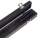Bobelock Two Bow Case, Vinyl-Covered with Blue Interior