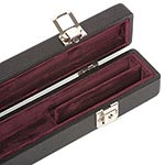 Bobelock Two Bow Case, Vinyl-Covered with Wine Interior