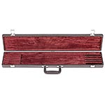 Bobelock Six Bow Case, Vinyl-Covered with Wine Interior
