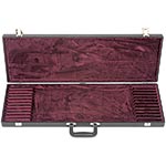 Bobelock Twelve Bow Case, Vinyl-Covered with Wine Interior