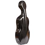 Accord Hybrid Black 4/4 Large Size Cello Case with Gray Interior