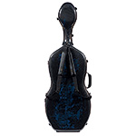Accord Standard 3-D Blue 4/4 Medium Size Cello Case with Gray Interior