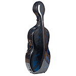 Accord Ultralight 3-D Blue 4/4 Medium Size Cello Case with Gray Interior