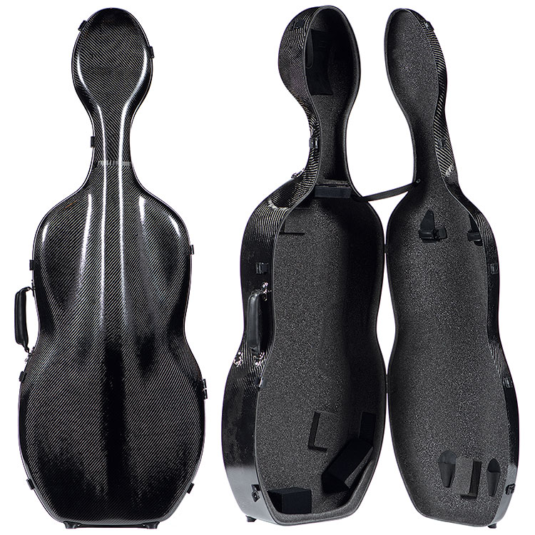 A-Case 3D Black 4/4 Cello Case