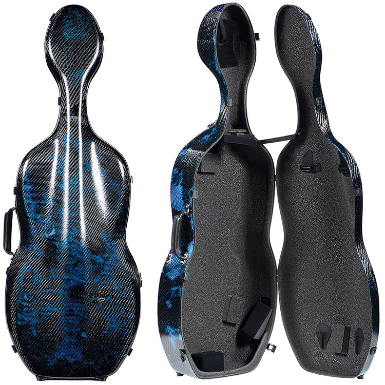 A-Case 3D Blue 4/4 Cello Case