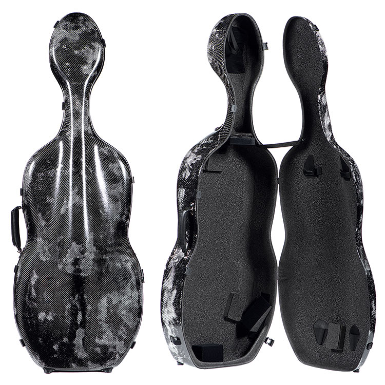 A-Case 3D White 4/4 Cello Case