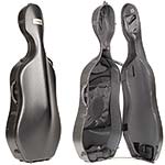 Bam Classic 1001SW Black 4/4 Cello Case with Wheels
